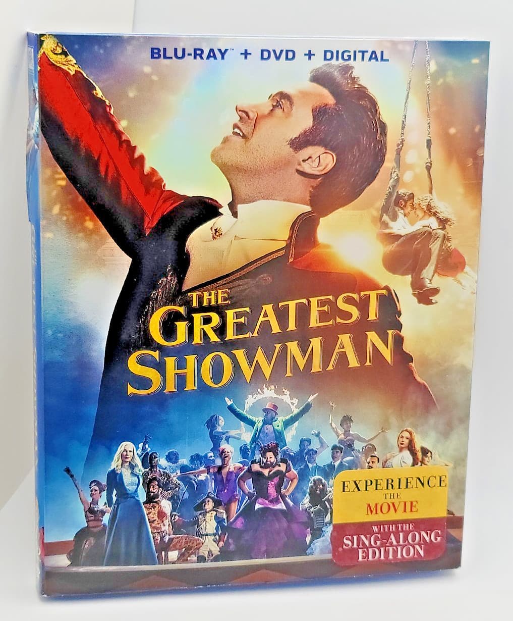 The Greatest Showman | Blu-ray DVD | 2017 | Jackman | No Inserts | Free Ship