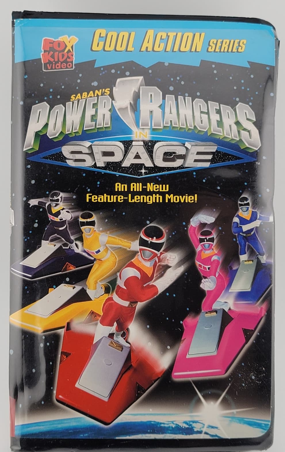 Power Rangers in Space VHS 1998 Saban Fox Kids Feature Movie Closed Captioned