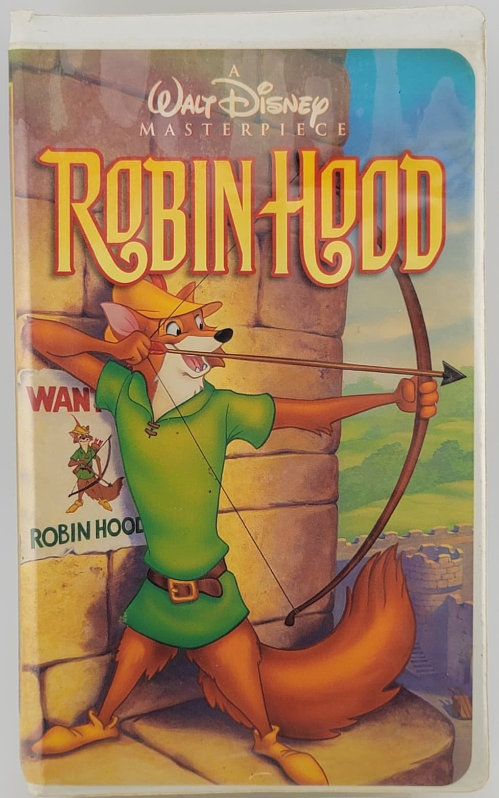 Disney Robin Hood VHS Masterpiece Collection Animated Classic G Rated 83 Min