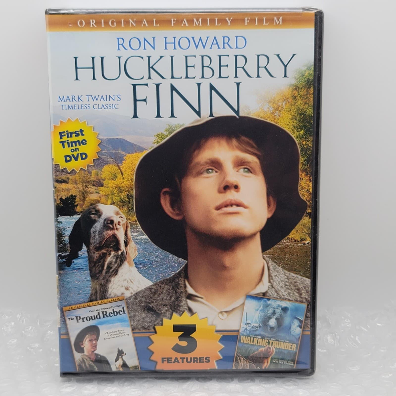 Huckleberry Finn | 3-Movie DVD | Ron Howard | Sealed New | Fast Ship