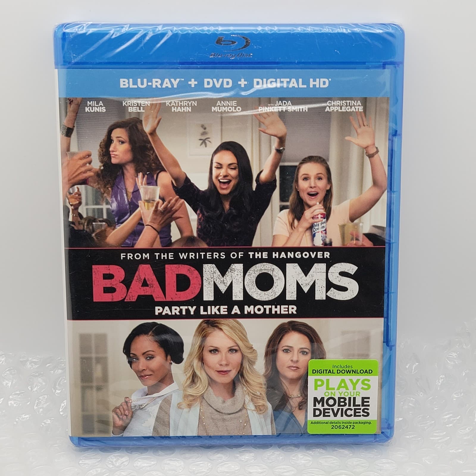 Bad Moms | Blu-ray + DVD | 2016 | Mila Kunis | Kristen Bell | Sealed New