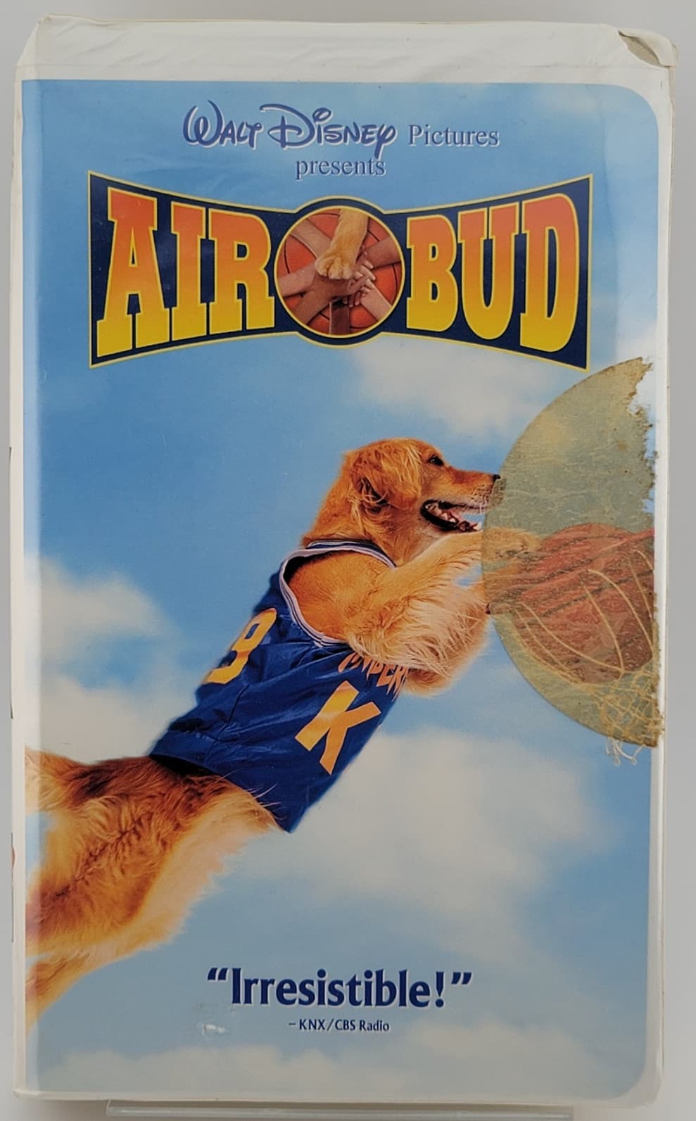 Air Bud VHS 1997 Disney Kevin Zegers Michael Jeter Buddy Golden Retriever PG