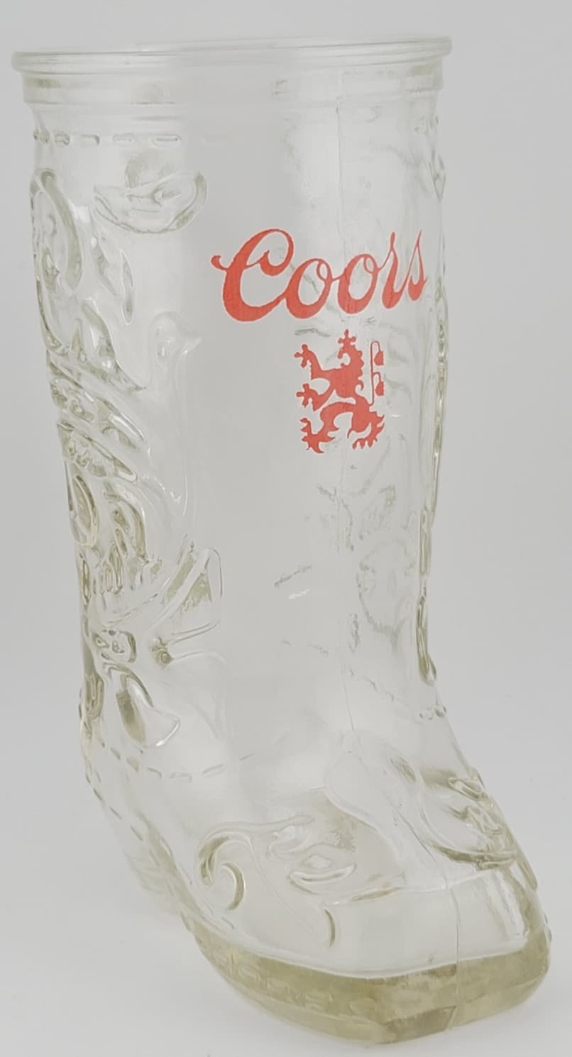 Vintage Coors Cowboy Boot Beer Mug | Red Lion Logo | VG+ | Fast Shipping