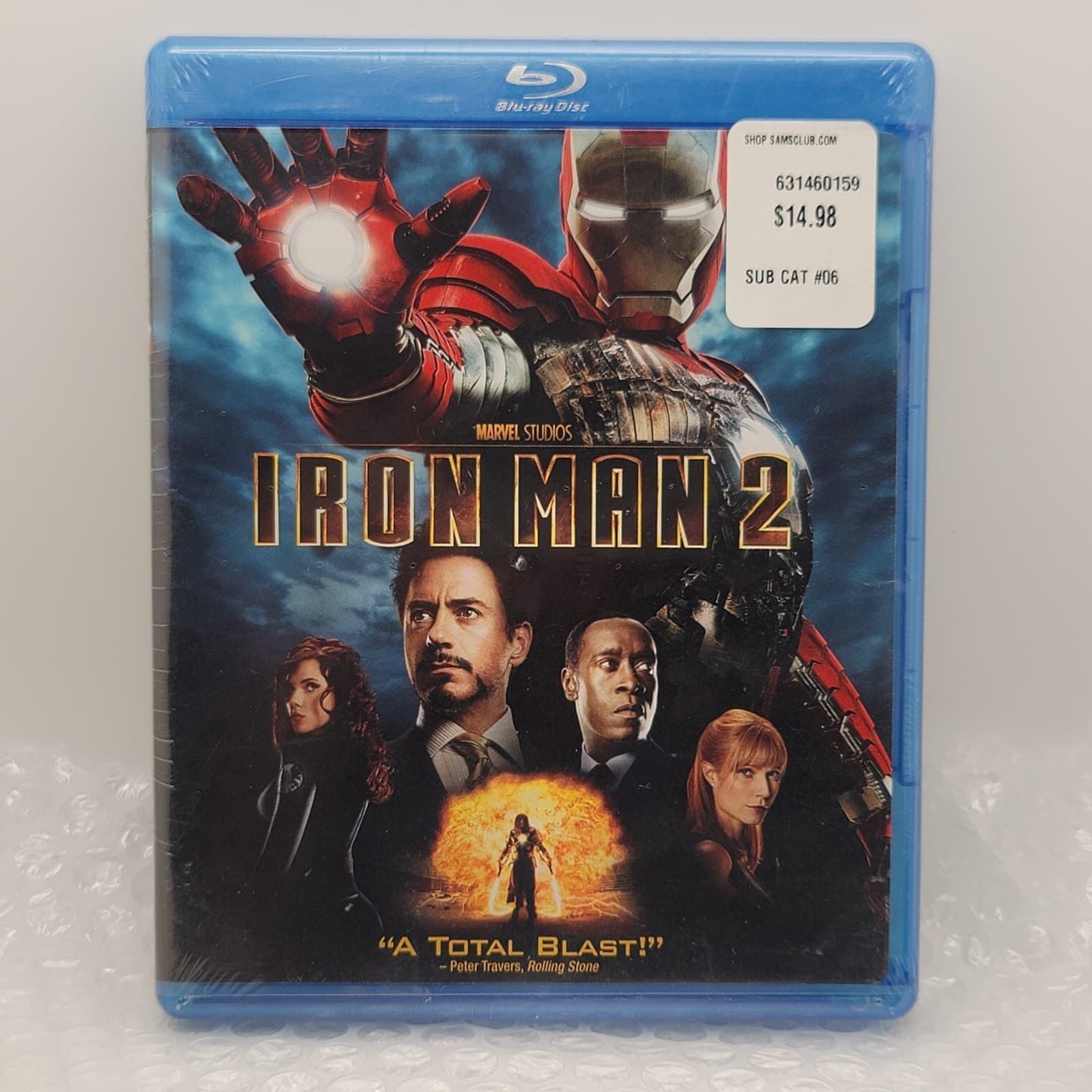 Iron Man 2 | Blu-ray | 2010 | Downey Jr | Johansson | Sealed New | Fast Ship