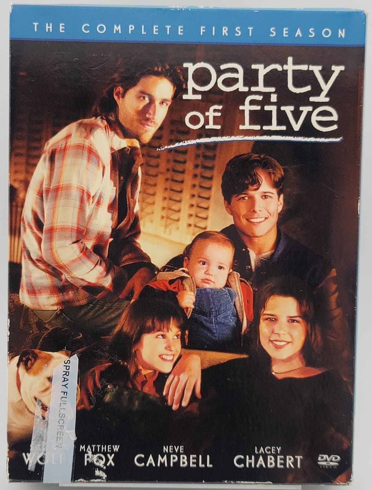 Party of Five Season 1 DVD Set | Wolf Fox Campbell | 5 Disc | G+ | Fast Shipping