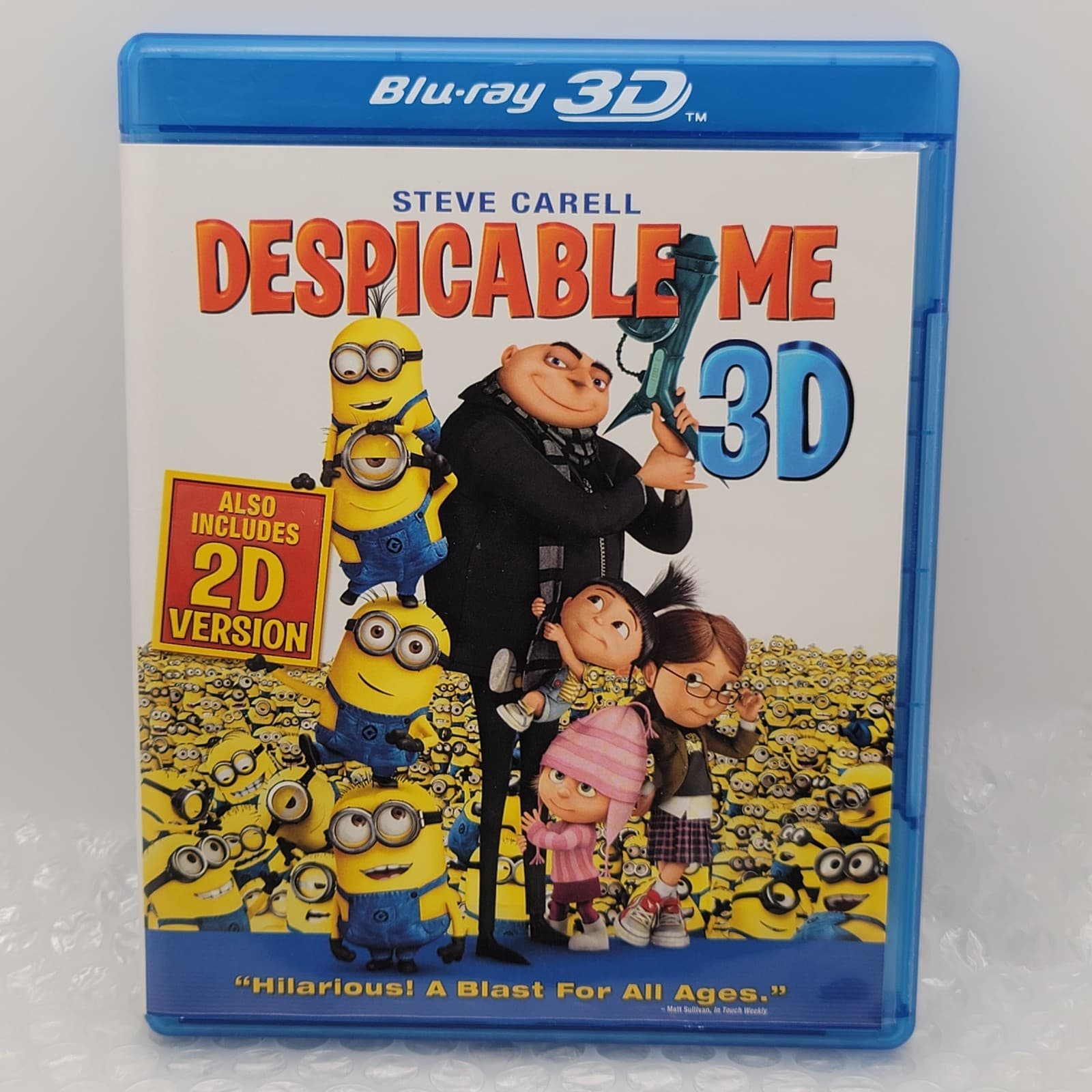 Despicable Me | Blu-ray 3D | 2010 | Steve Carell | Rare Promo | Fast Ship