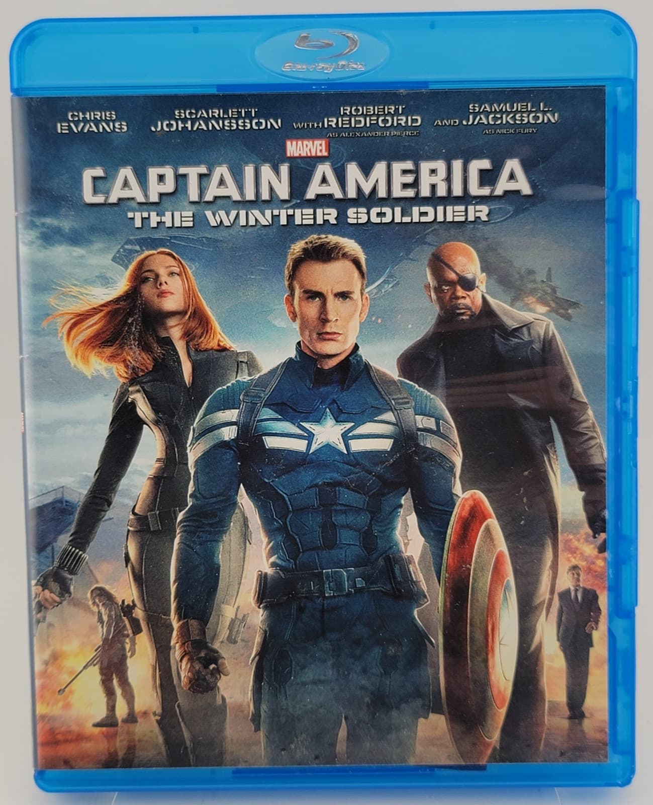 Captain America The Winter Soldier Blu-ray 2014 Marvel Evans Johansson Jackson