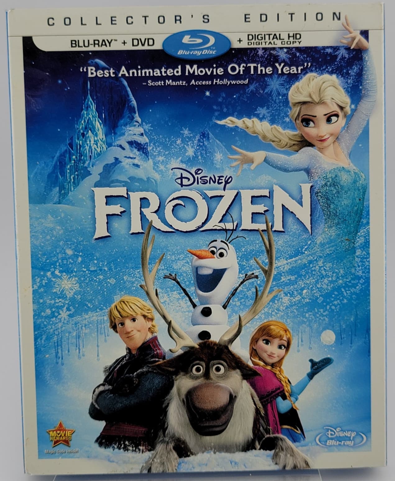 Frozen Collector's Edition Blu-ray DVD Digital Disney Bell Menzel Gad 2014
