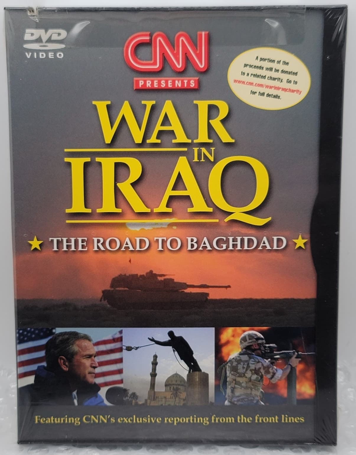 CNN War in Iraq | DVD | 2003 | Road to Baghdad | Sealed New | Fast Ship