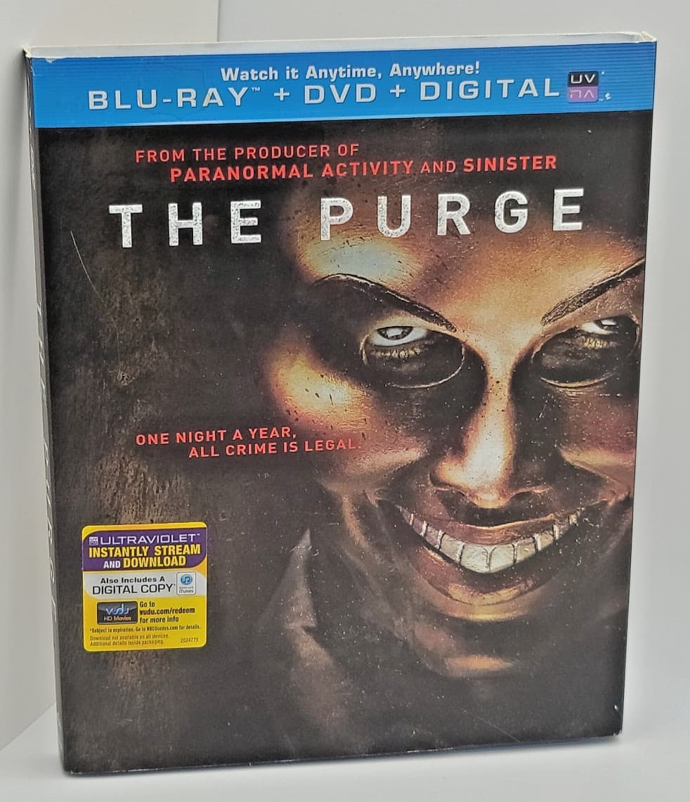 The Purge | Blu-ray DVD | 2013 | Ethan Hawke | Lena Headey | VG+ | Fast Ship