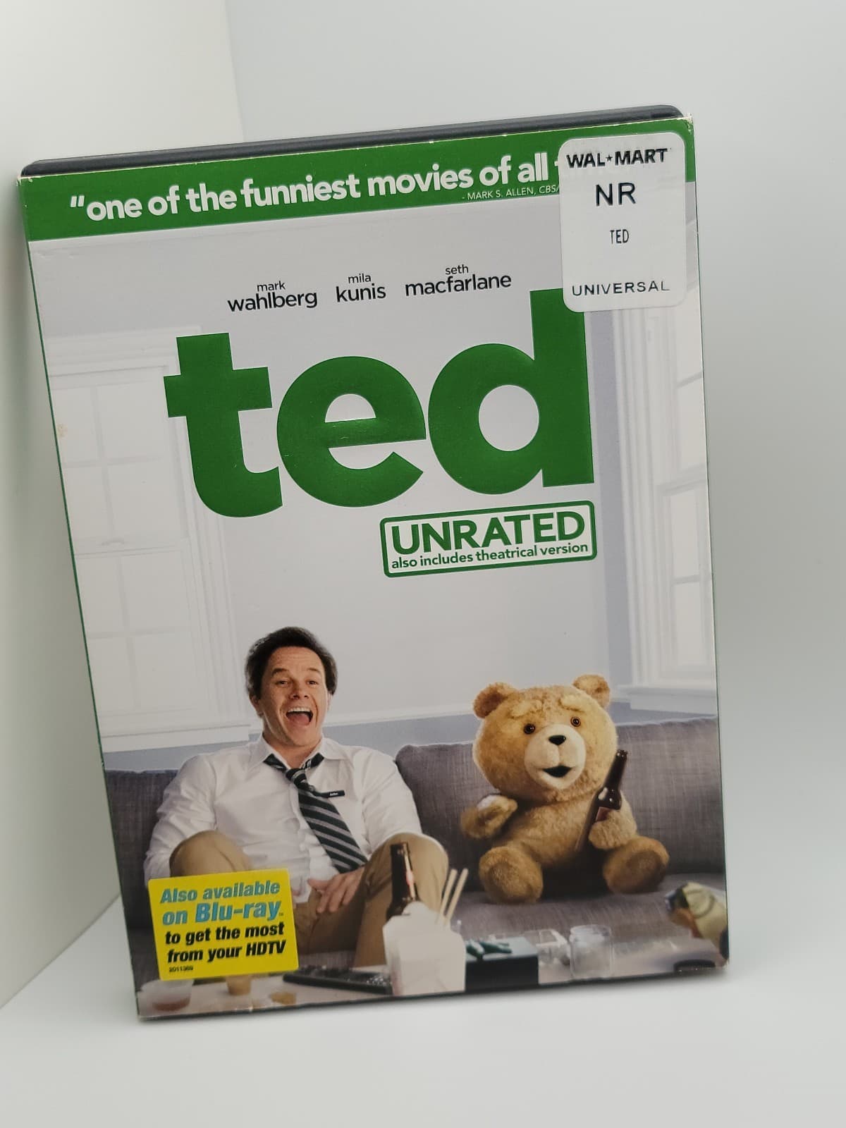 Ted | DVD | 2012 | Mark Wahlberg | Unrated | VG Cond | Fast Ship