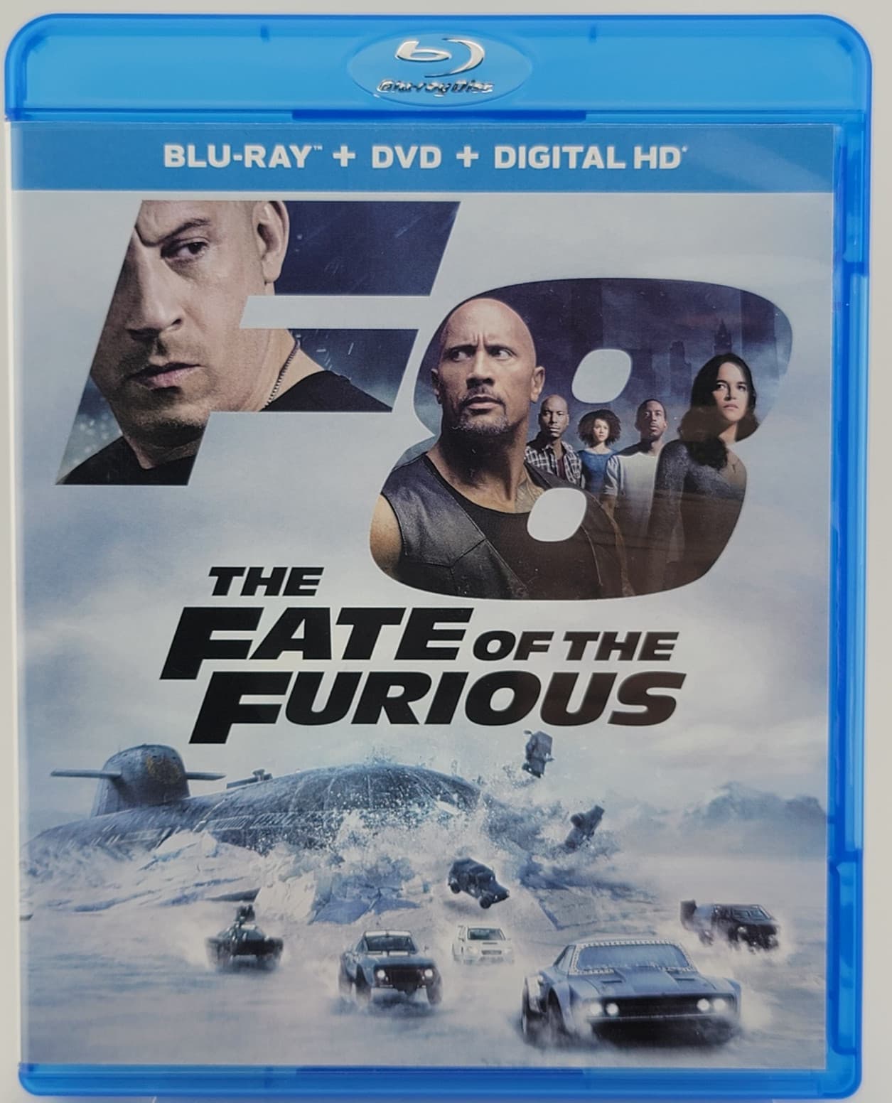 The Fate of the Furious Blu-ray DVD 2-Disc Movie Fast 8 VIII Vin Diesel F9537