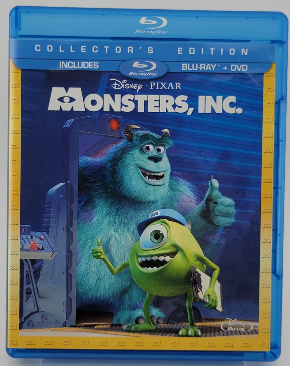 Monsters Inc Collector's Ed | Blu-ray + DVD | Goodman Crystal | G+ Fast Ship