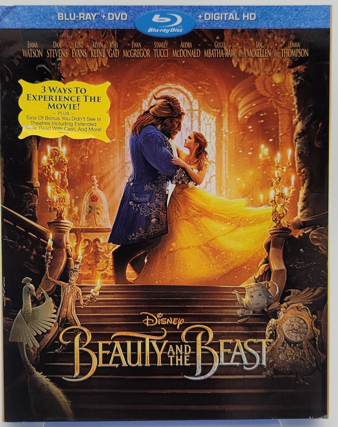 Beauty and the Beast | 2017 Live Action Blu-ray | Emma Watson | G | Fast Ship