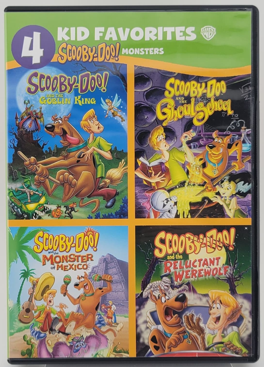 4 Kid Favorites Scooby-Doo | 3 of 4 DVDs | Missing Goblin King | G+ Fast Ship