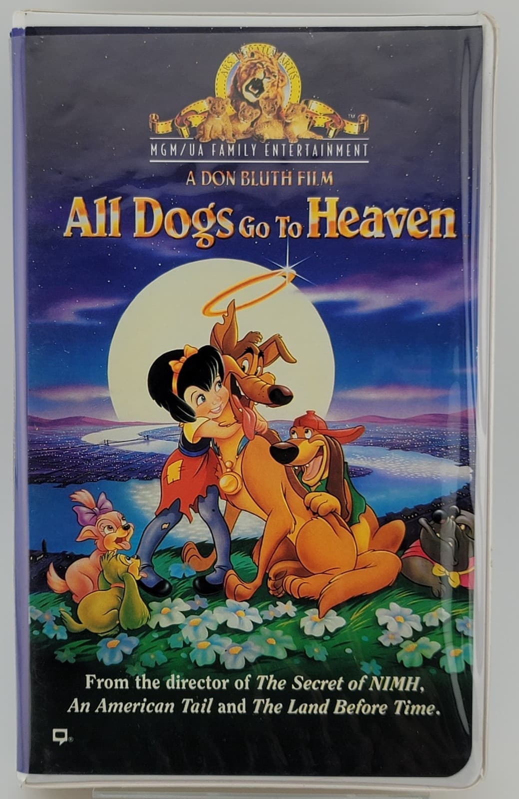 All Dogs Go to Heaven VHS 1989 Don Bluth Burt Reynolds Dom DeLuise Animated