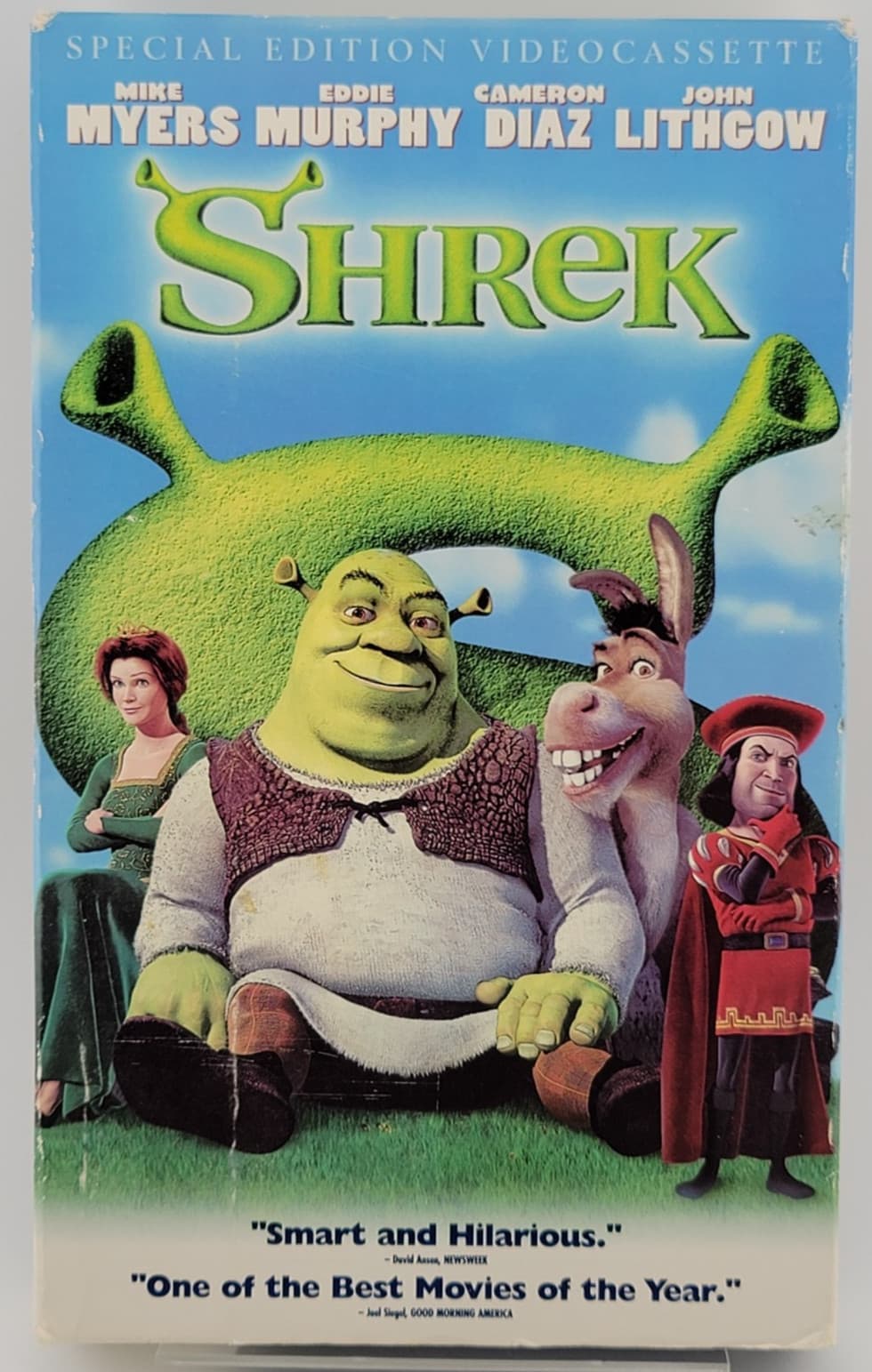 Shrek VHS Special Edition 2001 Mike Myers Eddie Murphy Cameron Diaz DreamWorks