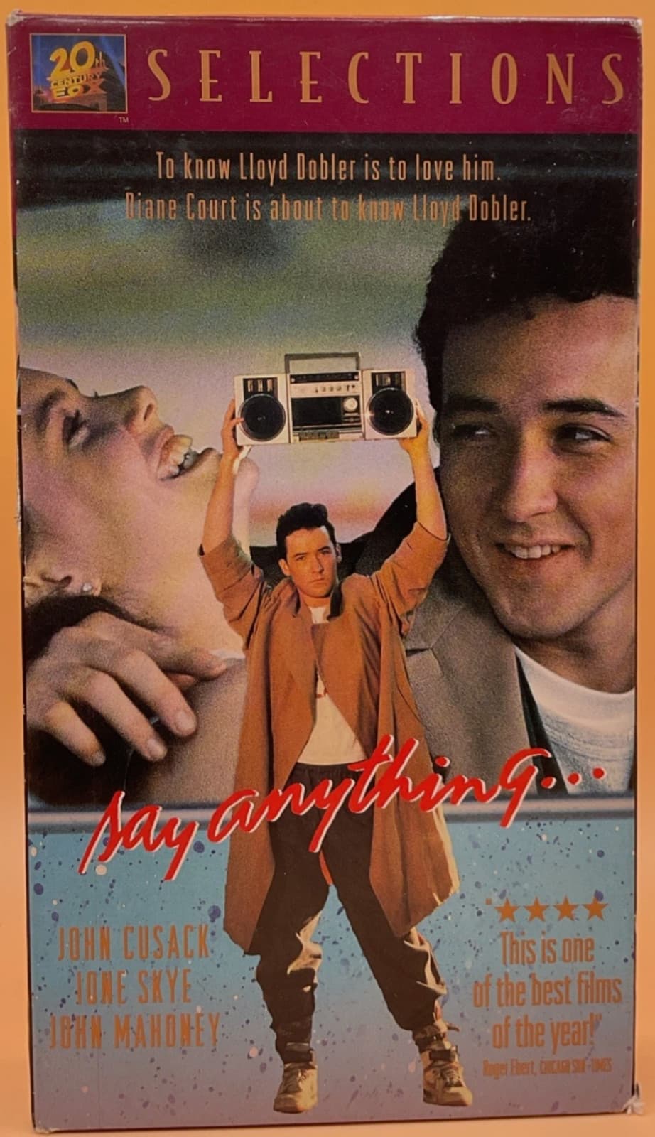 Say Anything | VHS | 1989 | John Cusack | Ione Skye | John Mahoney | Fast Ship