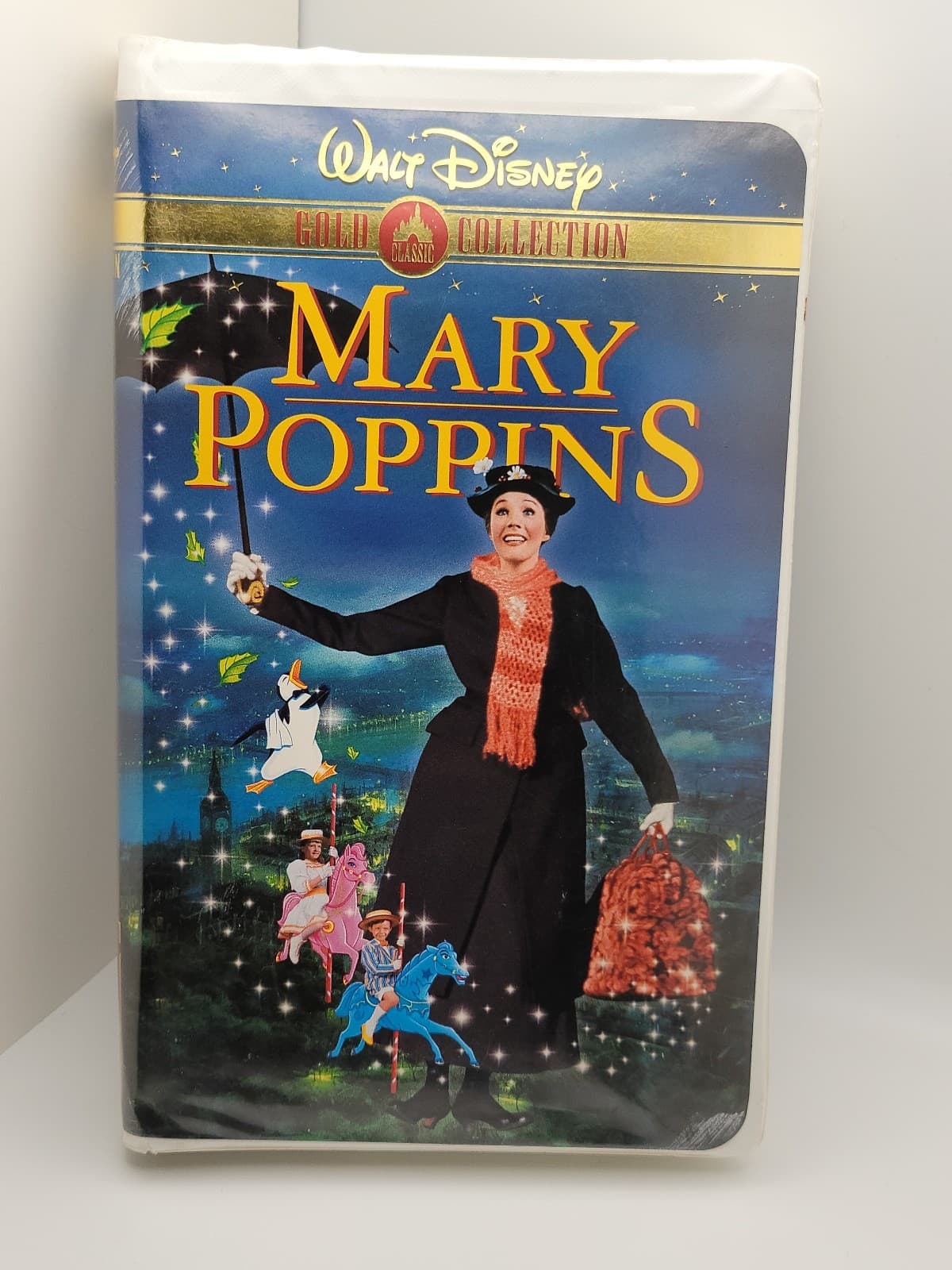 Mary Poppins | VHS | 1964 | Julie Andrews | Disney Gold | G Cond | Fast Ship