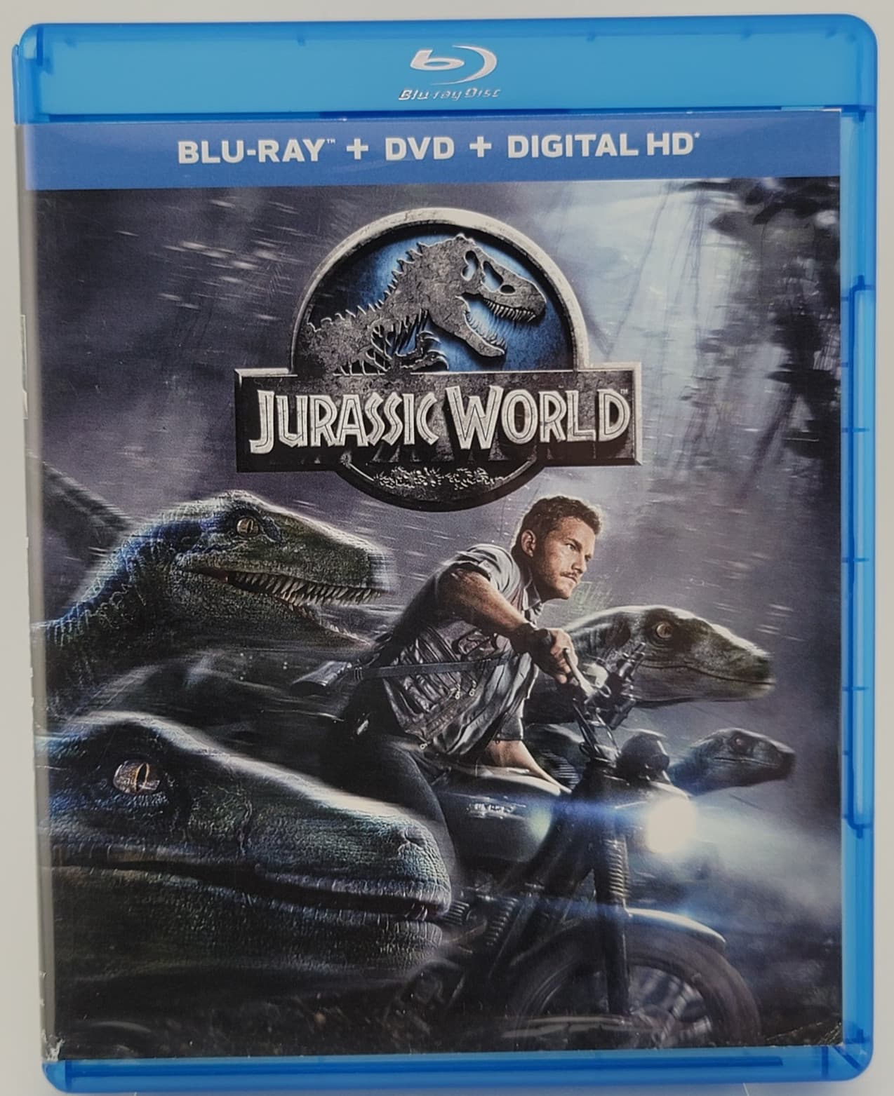 Jurassic World Blu-ray DVD Digital HD Pratt Howard Trevorrow Universal 2015