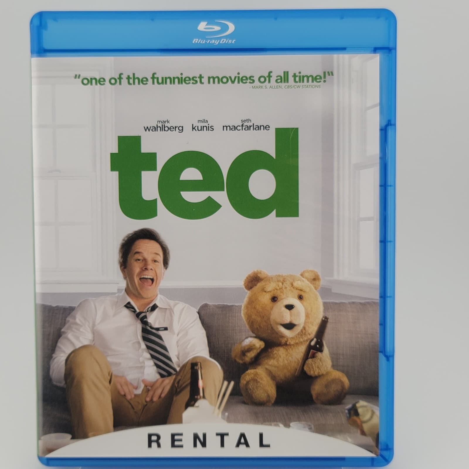 Ted | Blu-ray Rental | Mark Wahlberg Mila Kunis | R Comedy | G+ Fast Ship