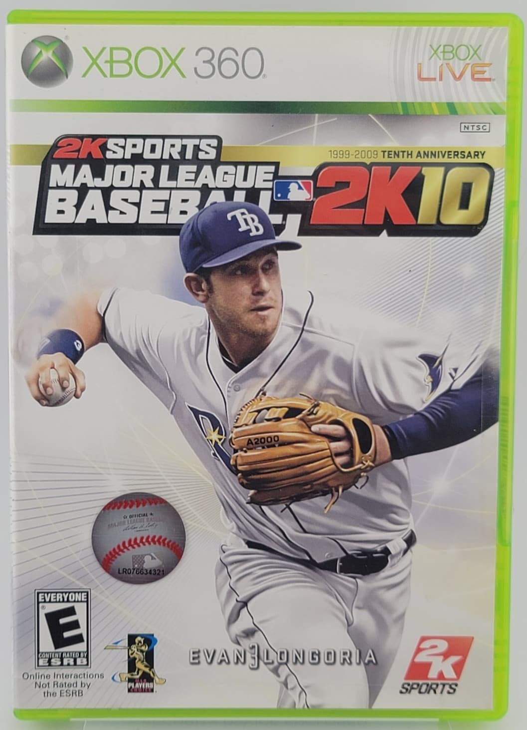 MLB 2K10 | Xbox 360 | Evan Longoria | Complete In Box | VG+ | Fast Shipping