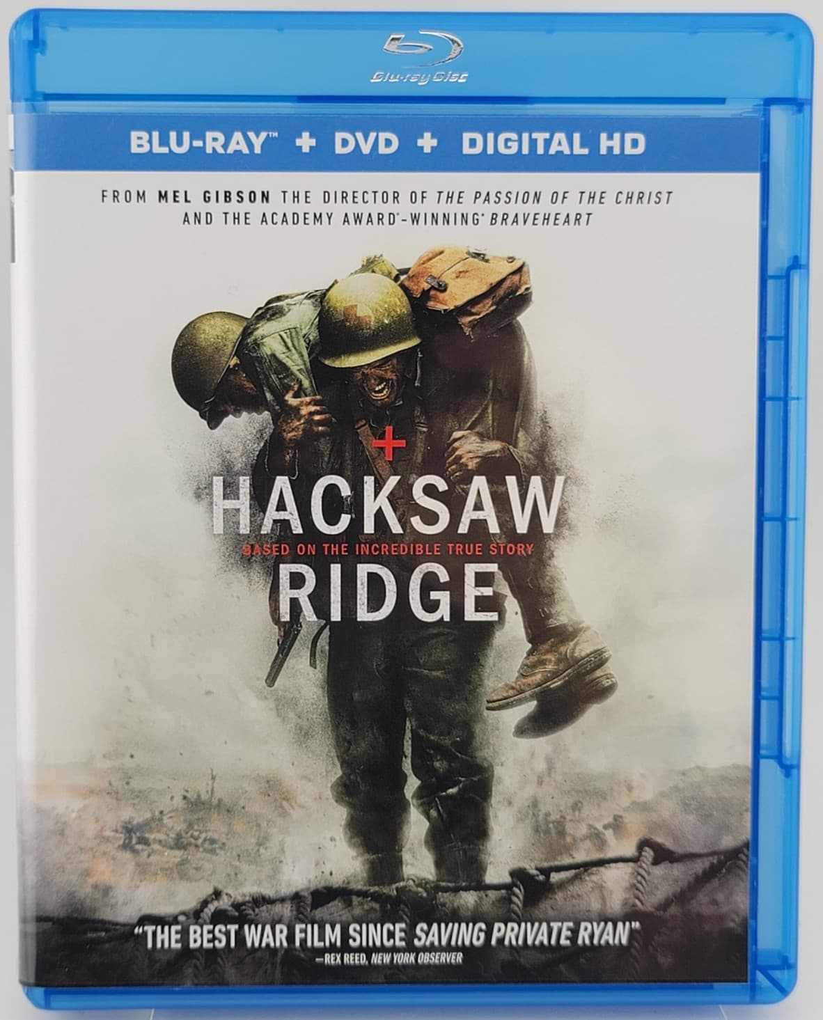 Hacksaw Ridge Blu-ray DVD Digital Andrew Garfield Mel Gibson Lionsgate 2016