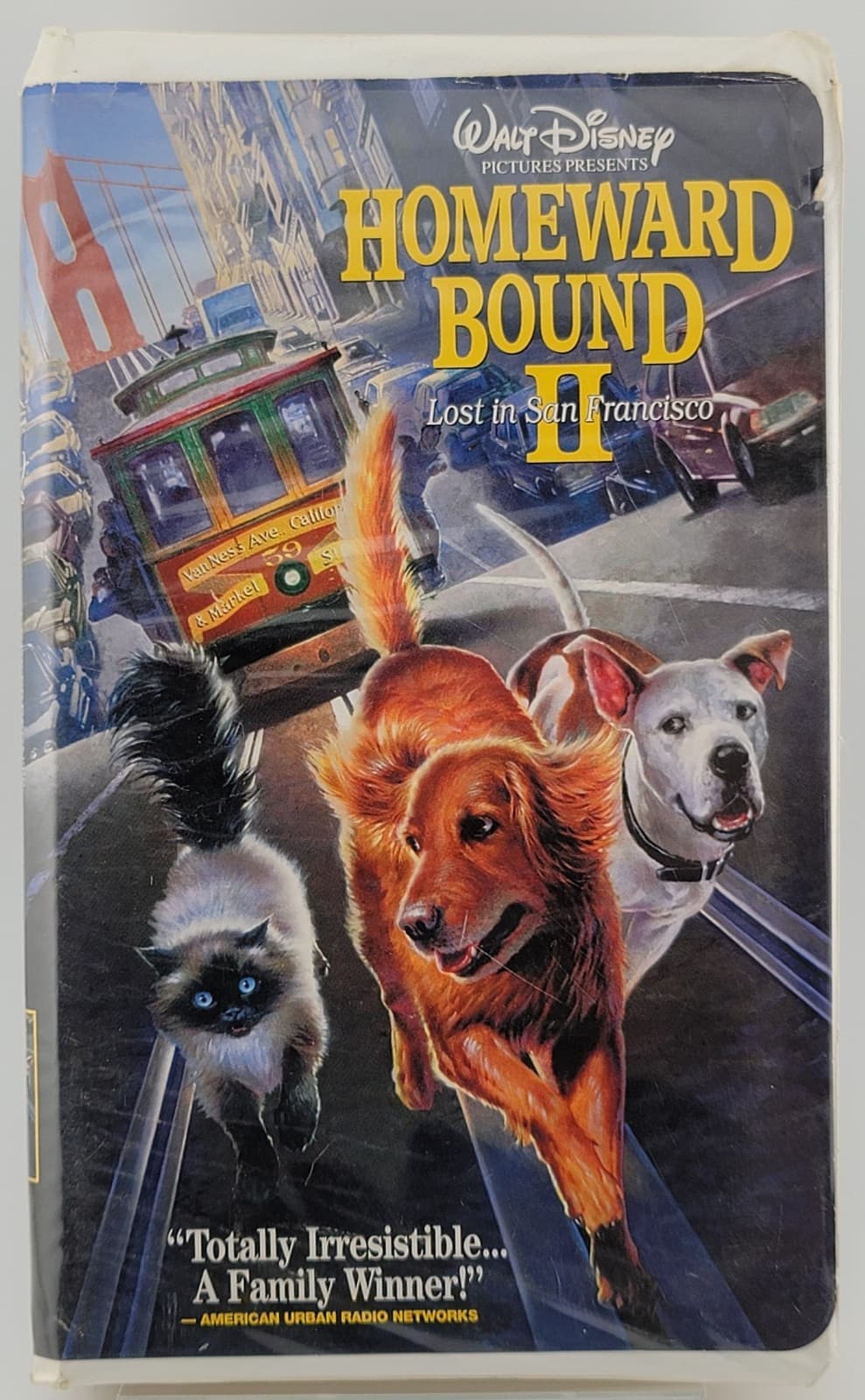 Homeward Bound II Lost in San Francisco VHS Disney Michael J Fox Sally Field G
