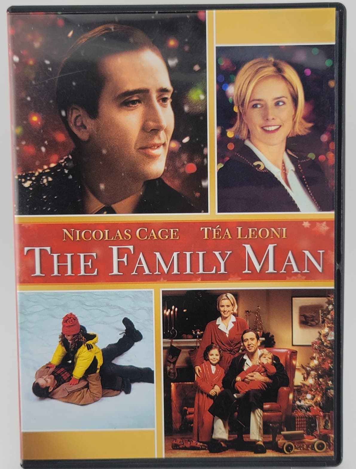 The Family Man 2000 DVD Nicolas Cage Tea Leoni Ratner Holiday Widescreen