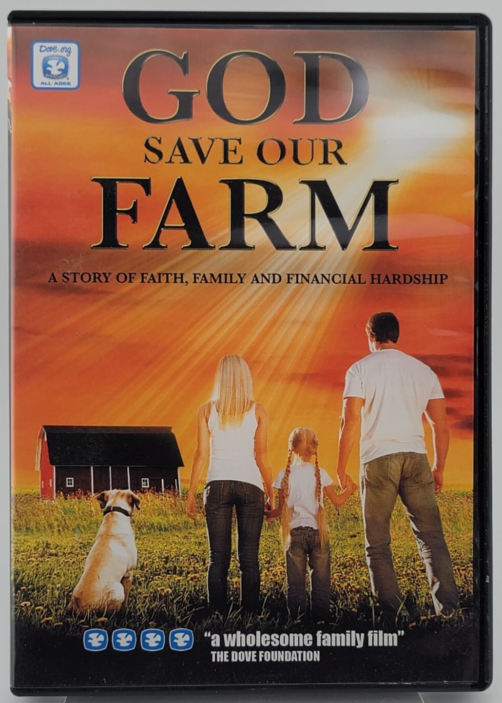 God Save Our Farm | DVD | Faith Family Film | Dove Approved | VG Fast Ship