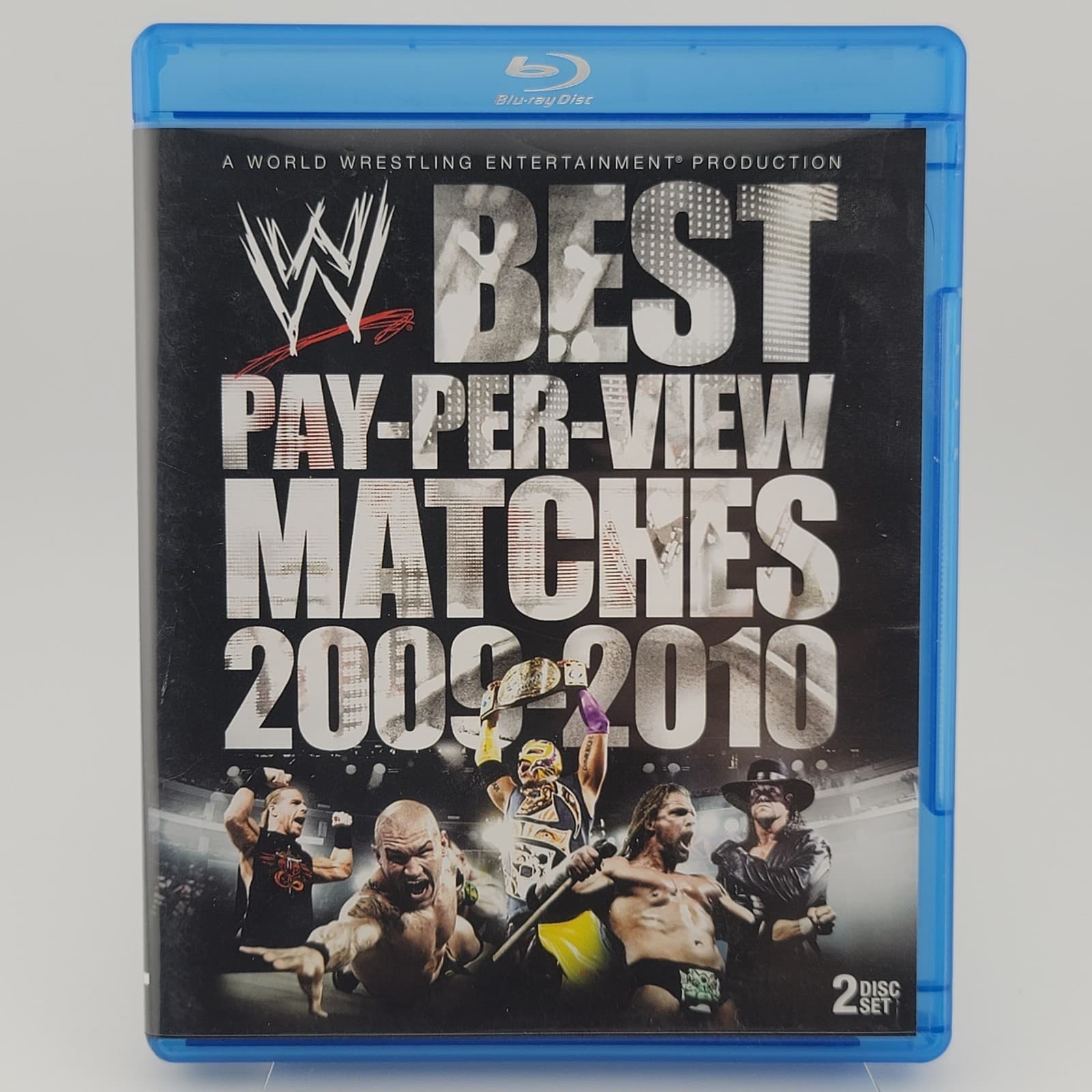 WWE Best PPV Matches 2009-10 | Blu-ray 2 Disc | Cena Undertaker | VG | Fast Ship