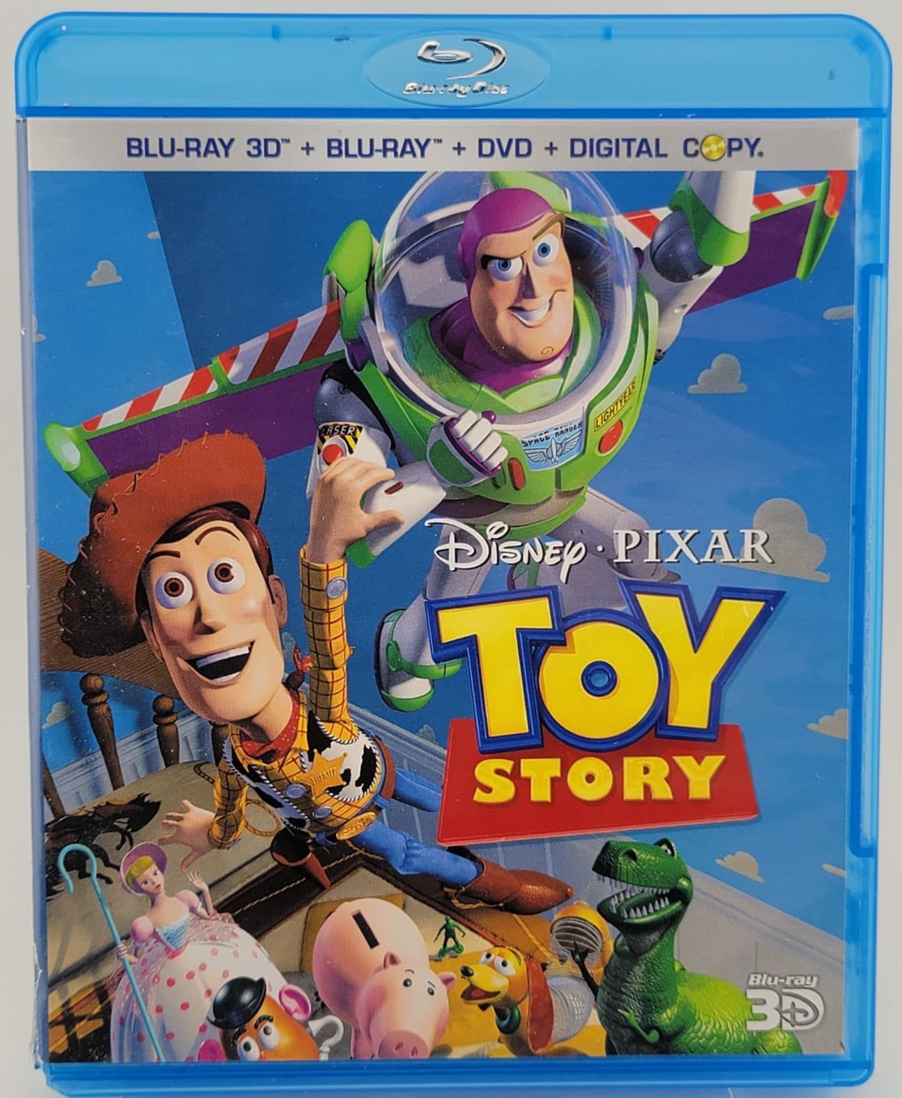 Toy Story Blu-ray 3D DVD Digital 4-Disc Combo Disney Pixar Hanks Allen 2011