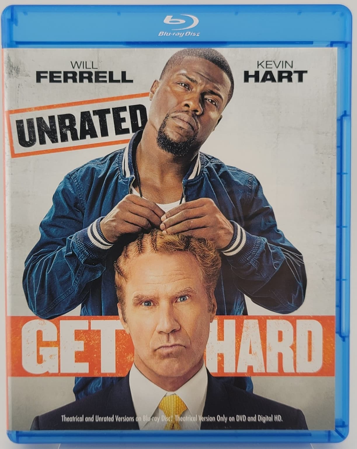 Get Hard Unrated | Blu-ray DVD Combo | Will Ferrell Kevin Hart | VG | Fast Ship