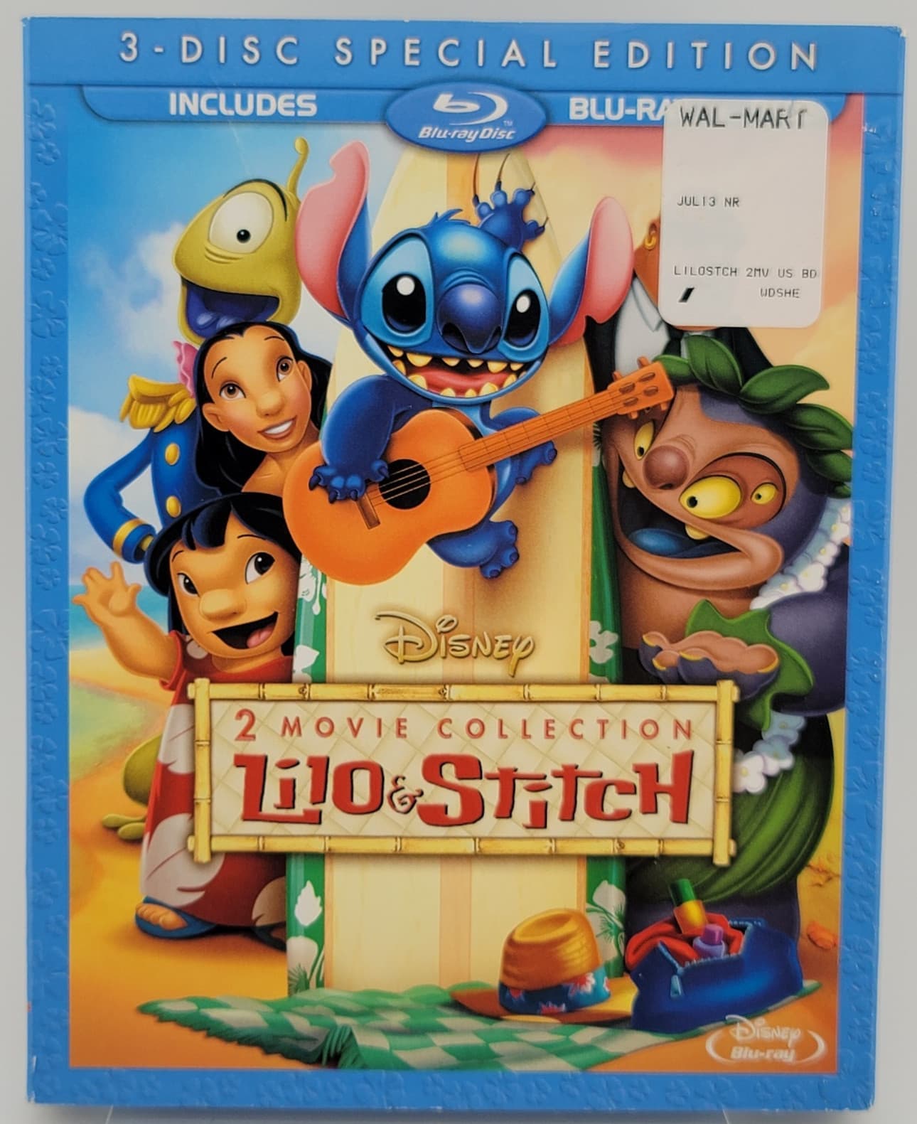 Lilo & Stitch 2-Movie Collection | Disney Blu-ray DVD | 2-Discs | VG | Fast Ship
