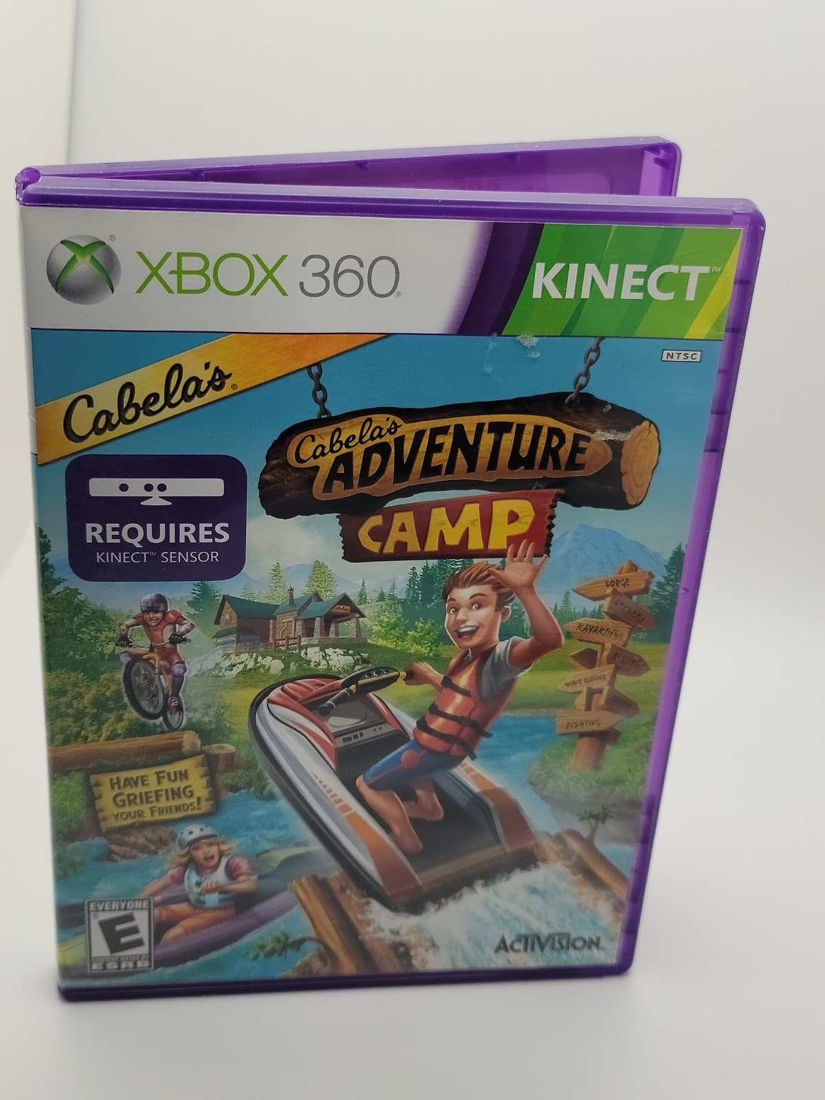 Cabela's Adventure Camp | Xbox 360 | Kinect | 2011 | Fast Ship | VG+