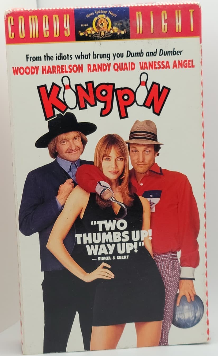 Kingpin | VHS | 1996 | Woody Harrelson | Farley | VG+ Condition | Fast Shipping